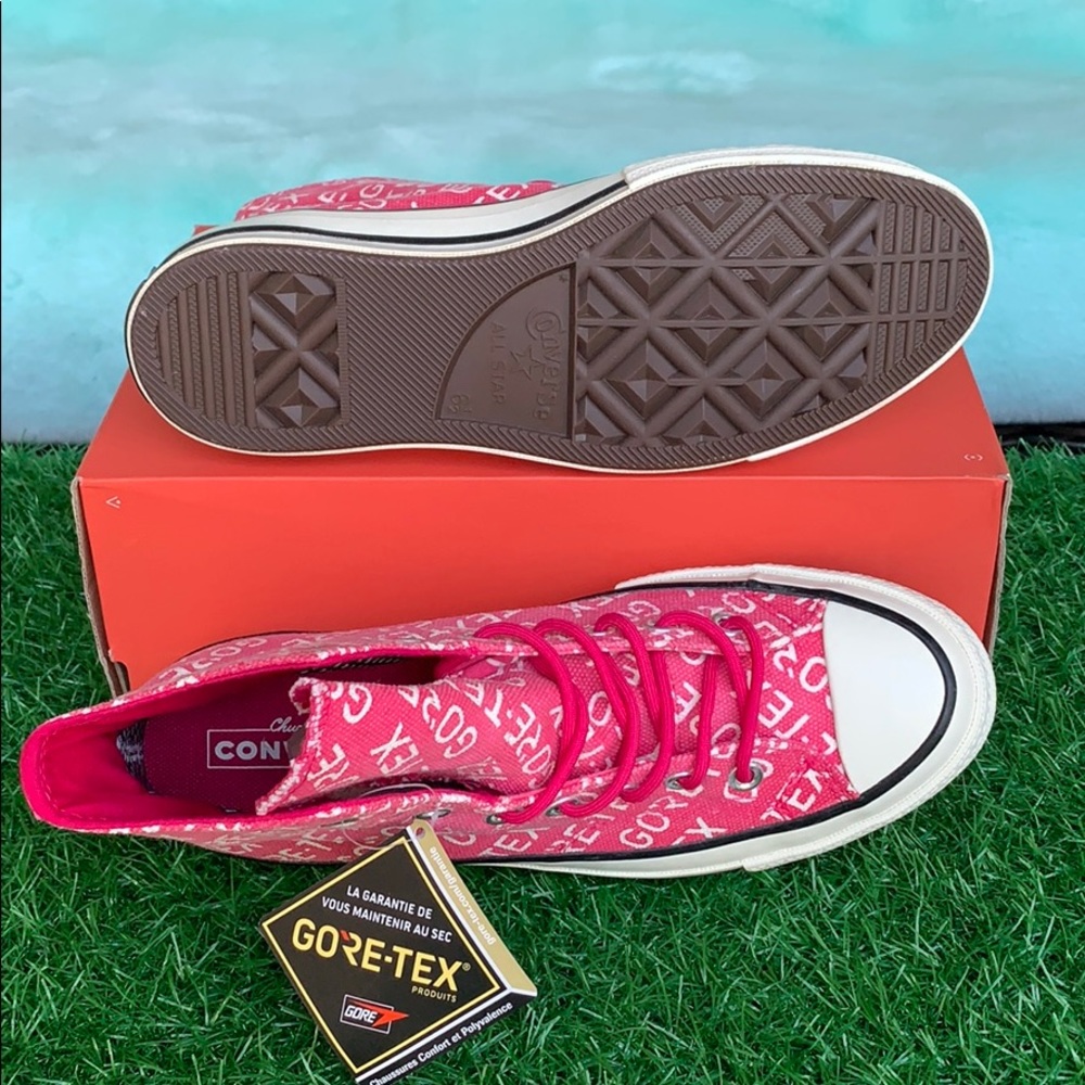 CONVERSE CHUCK 70 HI PINK POP/EGRET/BROWN Men’s - Picture 4 of 16